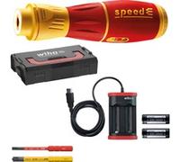 Wiha Destornillador eléctrico speedE® II electric surtido de 7 uds., con slimBits, baterías y cargador USB en L-Boxx Mini (44318)