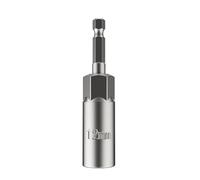 Cacciavite esagonale da 5,5 mm a 19 mm, gambo esagonale da 1/4 di pollice, lunghezza 80 mm, punte for trapano for dadi, chiave a bussola for strumento di rimozione di bulloni e dadi(12mm-5pcs)