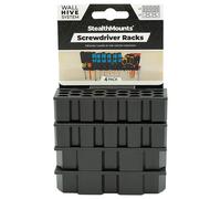 Cacciavite Griglie Muro Alveare Conservazione Sistema - Nero,4 Pack - WH BLK SD