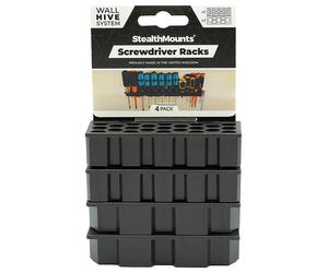 Cacciavite Griglie Muro Alveare Conservazione Sistema - Nero,4 Pack - WH BLK SD