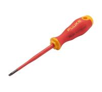Cacciavite isolato a testa piatta, 5/32x4 pollici, 4 mm x 100 mm, 1.000 V