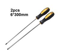 Cacciavite magnetico extra lungo con manico in gomma per aree difficili da raggi