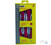 Cacciavite Maurer Serie 5 Pz Mod Professionale Manico Bicomponente