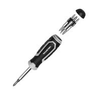 Cacciavite multifunzione 18 in 1 TRACER | Cacciavite a spina con crocia/fessura/Torx/Pozi/punte quadrate | Perfetto per il fai da te
