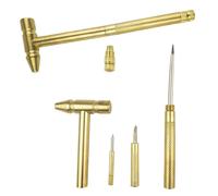 Cacciavite multifunzione a martello piccolo con martello in rame 6 in 1 con