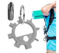 Cacciavite Multiuso: Cacciavite Portatile, Strumento In Acciaio Inossidabile | Gadget Da Ciclismo Per Esterni Compatto E Durevole Con Molteplici Funzioni, Strumento Multiuso Leggero Per La Guida Su St