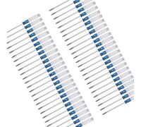 Cacciavite piatto da 50 pezzi con manico in cristallo per riparazioni quotidiane e progetti fai da te in acciaio, cacciavite a testa piatta