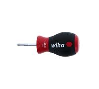 Wiha Cacciavite SoftFinish® a intaglio con lama rotonda corta, Stubby 4,0mm x 25mm Quantità:1