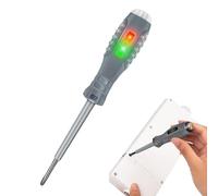 Cacciavite tester di tensione, penna di prova di corrente, rilevatore di corrente 2 in 1 con coppia e forte cacciavite Phillips magnetico a testa piatta | Test di tensione elettrico senza contatto