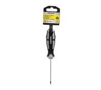 Cacciavite Torx Inviolabile Acciaio S2 Manico TPR Bimateriale. Misura T07 x Ø 3,0 x 75 mm.