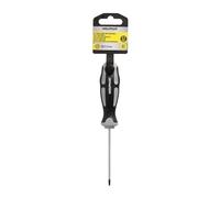 Cacciavite Torx Inviolabile Acciaio S2 Manico TPR Bimateriale. Misura T09 x Ø 3,0 x 75 mm.