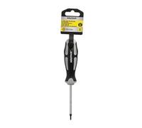 Cacciavite Torx Inviolabile Acciaio S2 Manico TPR Bimateriale. Misura T10 x Ø 5,0 x 75 mm.