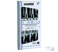 Cacciavite Torx Maurer Plus Con Foro Serie 7 Pz Acciaio S2
