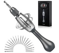 Cacciavite/trapano 21 in 1: impugnatura antiscivolo, punte S2, magnetico, scambio rapido. Per gioielli, resina, legno, lavori domestici in plastica, regalo per uomo
