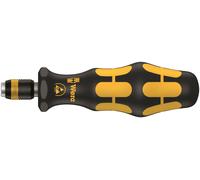 WERA - Giraviti portainserti Kraftform per bit da 1/4 pollice C 6,3 ed E 6,3 con mandrino a cambio rapido, ESD, Attacco esagonale: 6,3 mm 6,3