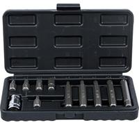 SERIE DI INSERTI MASCHIO ATTACCO ESAGONALE 10mm XZN SET 11pz 3/8 BGS