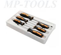 CACCIAVITI 6pz SET GIRAVITI 6 PEZZI A TAGLIO E CROCE TESTA BATTENTE Cr-V