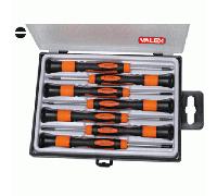 CACCIAVITI DI PRECISIONE PER VITI CON INTAGLIO SERIE 7 PEZZI CRV