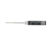 Cacciaviti esagonali costruiti specificamente per i costruttori di modelli; include diverse opzioni di dimensioni che vanno da 09 mm fino a 03 mm (1,5 mm)