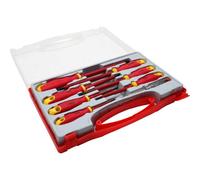 Cacciaviti professionali hobbistica con cercafase in valigetta di plastica 8 pz