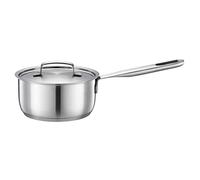 Fiskars Pentola con Coperchio, 1,5 L, Pentola Senza Rivestimento, Adatta per Tutti i Piani Cottura, Acciaio Inox Riciclato, All Steel, Argento, 1064750