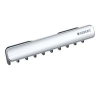 Coperchio di scarico Geberit ONE con inserto a pettine, fissaggio magnetico, 505.082., Colorazione: cromato lucido e lucido - 505.082.21.1