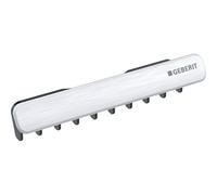 Coperchio di scarico Geberit ONE con inserto a pettine, fissaggio magnetico, 505.082., Colorazione: Cromo spazzolato - 505.082.GH.1