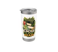 CACHE LOG READY Mappa Bussola Percorso Bicchiere termico in acciaio inox doppia parete