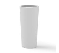 CACHE-POT CLOU ROTONDO VE.CA AVANA-BIANCO IN PLASTICA H65x30 O H85x38 estraibile