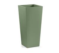 Cache pot quadrato in resina "Genesis" h. 70 cm.