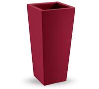 Cache pot quadrato in resina "Genesis" h. 70 cm.