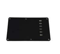 Cache Rosace De Guitare 1PC 6 fori for chitarra elettrica copertura della cavità piastra posteriore parti di chitarra stile chiuso elementi musicali portatili leggeri accessori(Black)