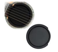 Cache Rosace De Guitare Copertura della buca del suono della chitarra classica acustica Accessori for la riduzione del rumore 2 dimensioni Parti del tappo di arresto del blocco buffer(8.6 CM(M))