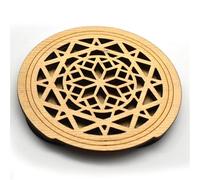Cache Rosace De Guitare Copertura della buca in legno for chitarra multi tipo Blocco supporto for buca sonora Legno tampone(COLOR-1)