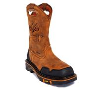 Cachorro 1 Paio di Stivali da Uomo Versatili di Moda Autunno/Inverno, Scarpe da Uomo Ritagliate Ricamate A Punta Tonda Rialzate, Costumi da Ciclismo All'aperto, Marrone,Marrone,44