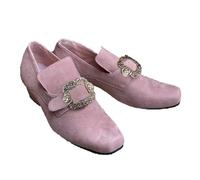 Cachorro 1 Paio Medievale Rinascimento Halloween Scarpe da Uomo, Vintage Stivali Jazz in Pelle, Accessori da Escursionismo Casual All'aperto Costumi Cosplay Oggetti di Scena,Rosa,38