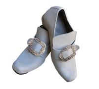Cachorro 1 Paio Medievale Rinascimento Halloween Scarpe da Uomo, Vintage Stivali Jazz in Pelle, Accessori da Escursionismo Casual All'aperto Costumi Cosplay Oggetti di Scena,Light Gray,43