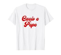Cacio e Pepe Pasta Regali Spaghetti Cibo Italiano Regalo Divertente Maglietta