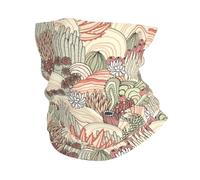 Cacti And Succulents Flower Landscape Vintage Unisex Bandana Traspirante Collo Ghetta Morbido Fascia Collo per Invernale Bici Running Montagna