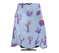 Cacti Cactus Succulent Plants Donna Uomo Mantellina Parrucchiere Professionale Mantello Da Barbiere Con Chiusura A Gancio Mantella Parrucchiere Per Acconciatura Parrucchieri 168X140Cm