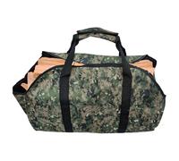 CACTIYE Borsa in tela per legna da ardere, per interni e camino, colore giallo (mimetico)