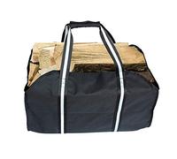 CACTIYE Borsa in tela per legna da ardere, per interni (giallo), Nero , moderno