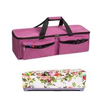 CACTIYE Borsa per il trasporto compatibile con Cricut Explore Air e Maker, Borsa tote impermeabile compatibile con Cricut Explore Air e accessori (rosa-02, 1+1)