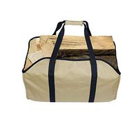 CACTIYE Borsa per il trasporto in tela per legna da ardere da interni, giallo, casual, giallo., casual
