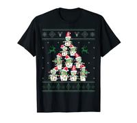 Cactus Christmas Tree Funny Cactus Ugly Christmas Sweater Maglietta