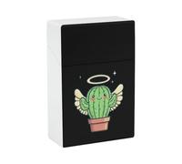Cactus con ali d'angelo Portasigarette in plastica Tasca contenitore per sigarette Portasigarette con apertura a ribalta