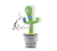 Cactus Danzante e Parlante Ricaricabile con Musica e LED Multicolor Cacxi InnovaGoods