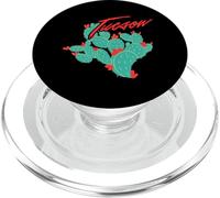 Cactus dell'Arizona con fiori rossi Tucson Vintage Souvenir PopSockets PopGrip per MagSafe