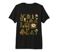 Cactus Desert Southwest Vintage Natura Grafica Maglietta Premium