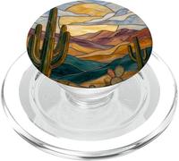 Cactus di vetro colorato Artful Trendy PopSockets PopGrip per MagSafe